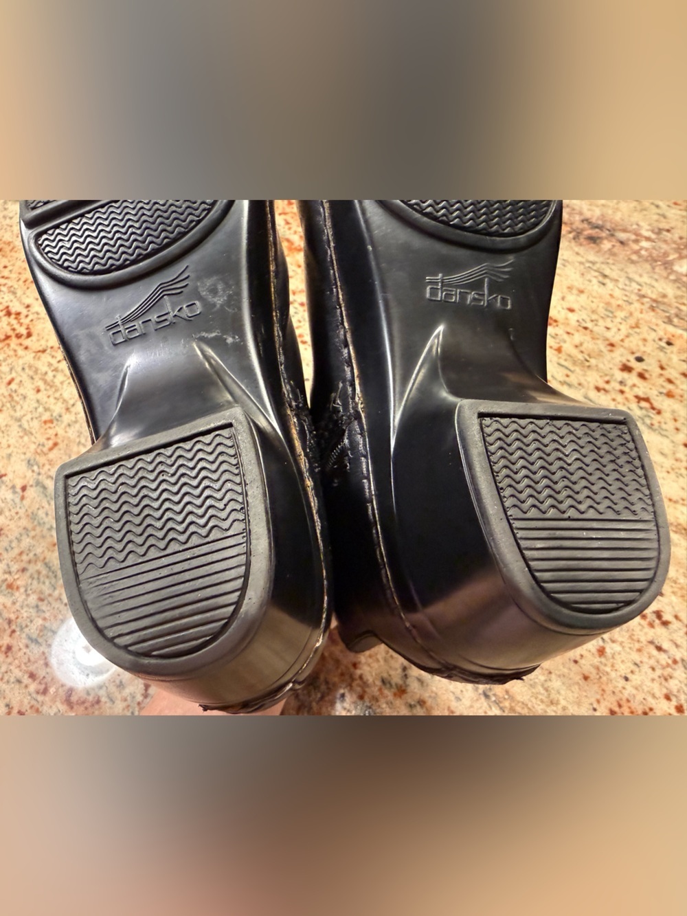 DANSKO Scout Women's Size 38 US 7.5-8 Black Leather Ankle-Boots/Comfort Clogs - Picture 15 of 15